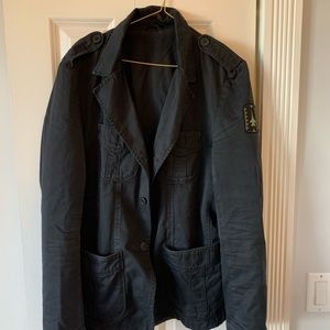 Men’s Zara canvas military jacket size L